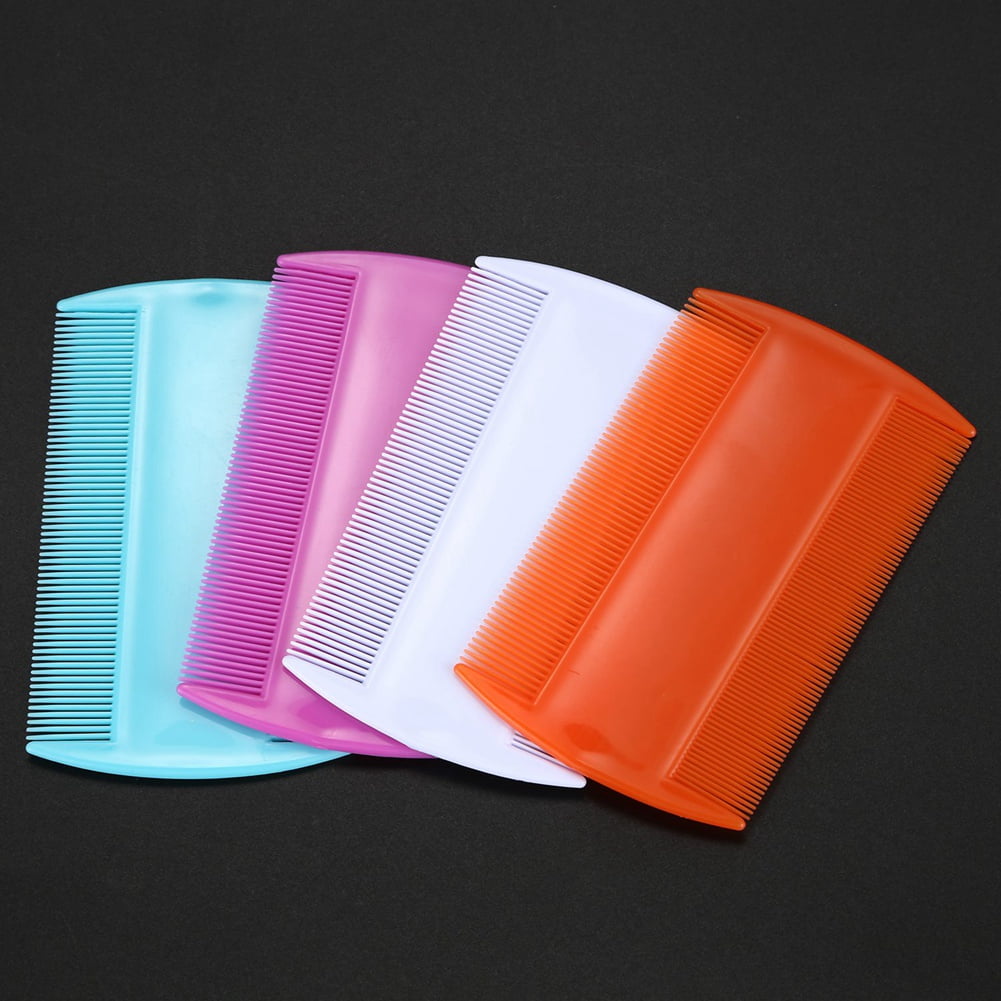 8Pcs Lice Combs, Double Sided Pet Combs, Cat Dog Pet Grooming Fine Tooth Hair Combs,8 pcs x hair comb,Random colors