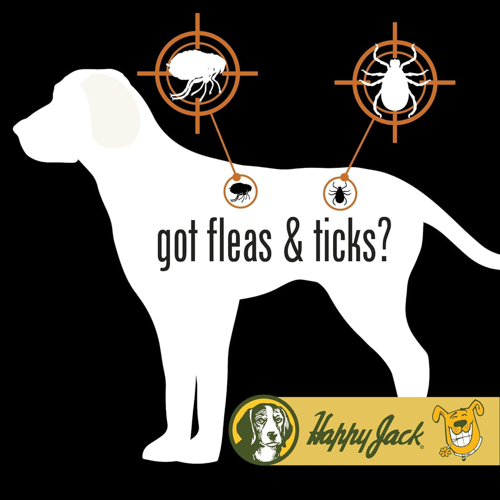 Happy Jack Flea and Tick Powder for Dogs, 5 oz Can