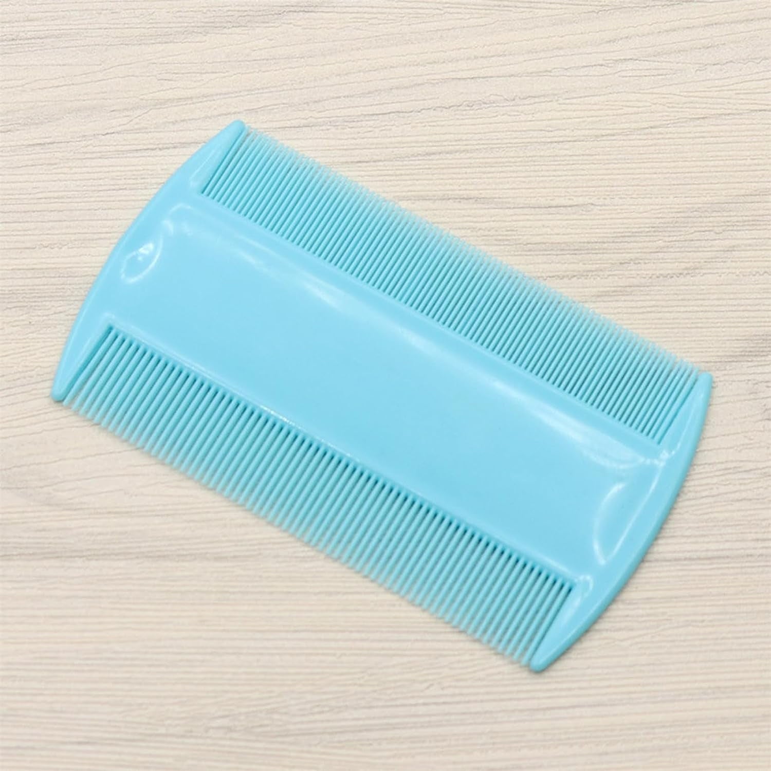Double sided Pet Combs Grooming Flea Tick Lice Dandruff Removal Fine Tooth Hair Combs for Cats Dogs Puppy, Light Blue