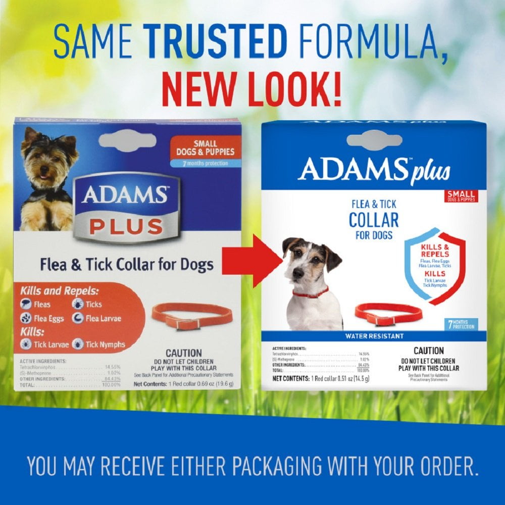 Adams Plus Flea and Tick Collar for Dogs Small