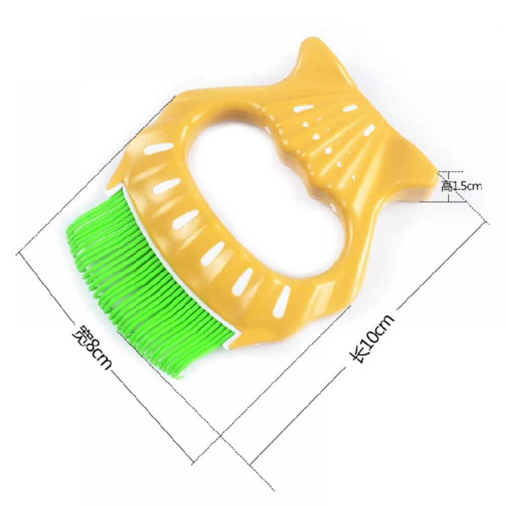 Cat Comb Pet Massage Comb Cat Shell Comb Cat Grooming and Deshedding Comb Pet Short and Long Hair Removal Comb Double Sided Pet Lice Comb Fine Teeth Dandruff Comb for Dog Cat