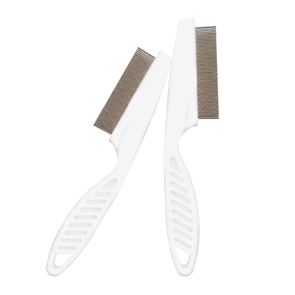 Yguping Stainless Steel Pets Shedding Steel Needle Comb Washable Puppy Self-cleaning Brushes Universal Dog Ticks Brush Grooming Products