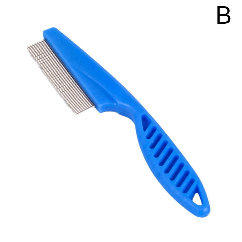 Pet Narrow Nit Comb Dog Massage Comb Hair Grooming Close Brush Hair Tooth Fleas Pet Car Cleaning Pet Combs S2z4 Tools U6K9