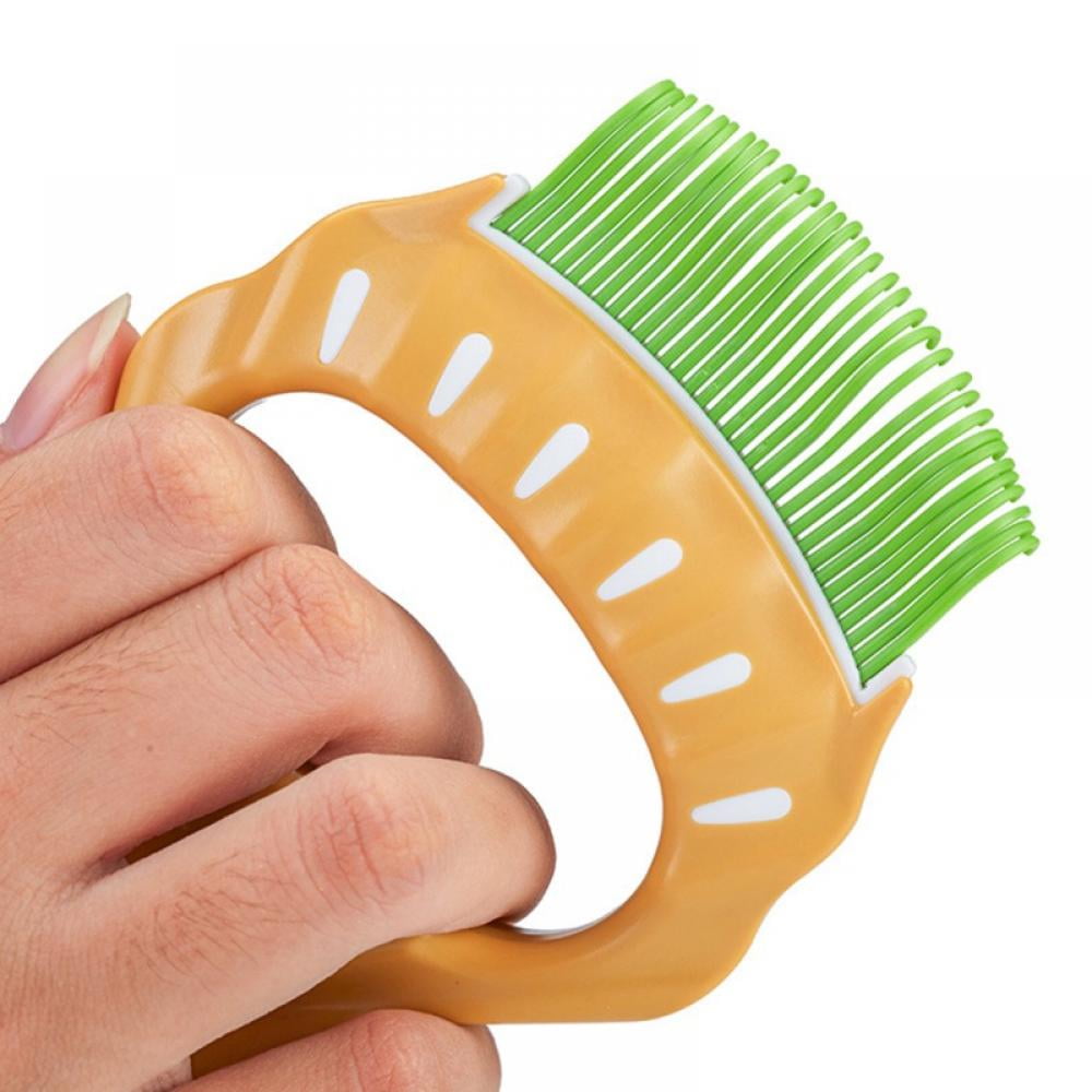 Cat Comb Pet Massage Comb Cat Shell Comb Cat Grooming and Deshedding Comb Pet Short and Long Hair Removal Comb Double Sided Pet Lice Comb Fine Teeth Dandruff Comb for Dog Cat