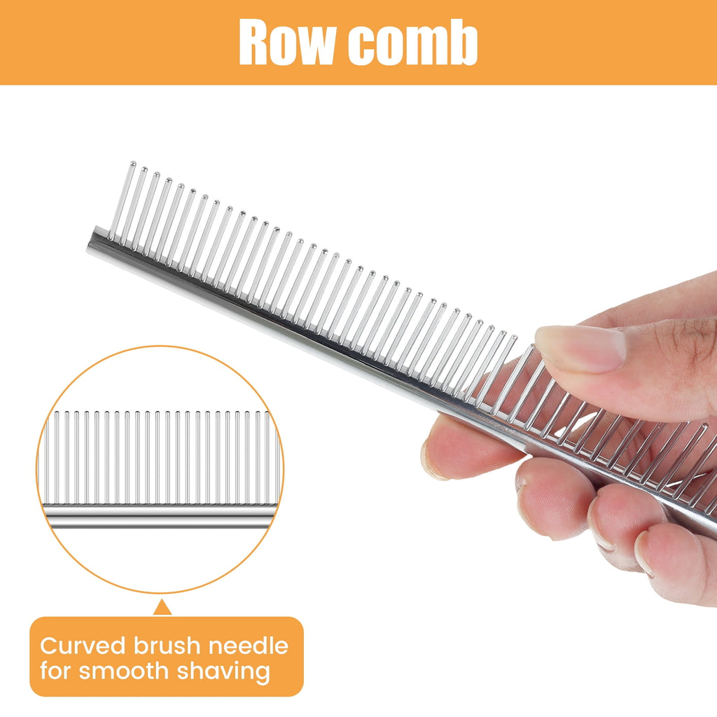 2 pack macrame fringe comb set stainless steel comb for making knitting cord rope macrame plant hangers wall hangings pets hair combing