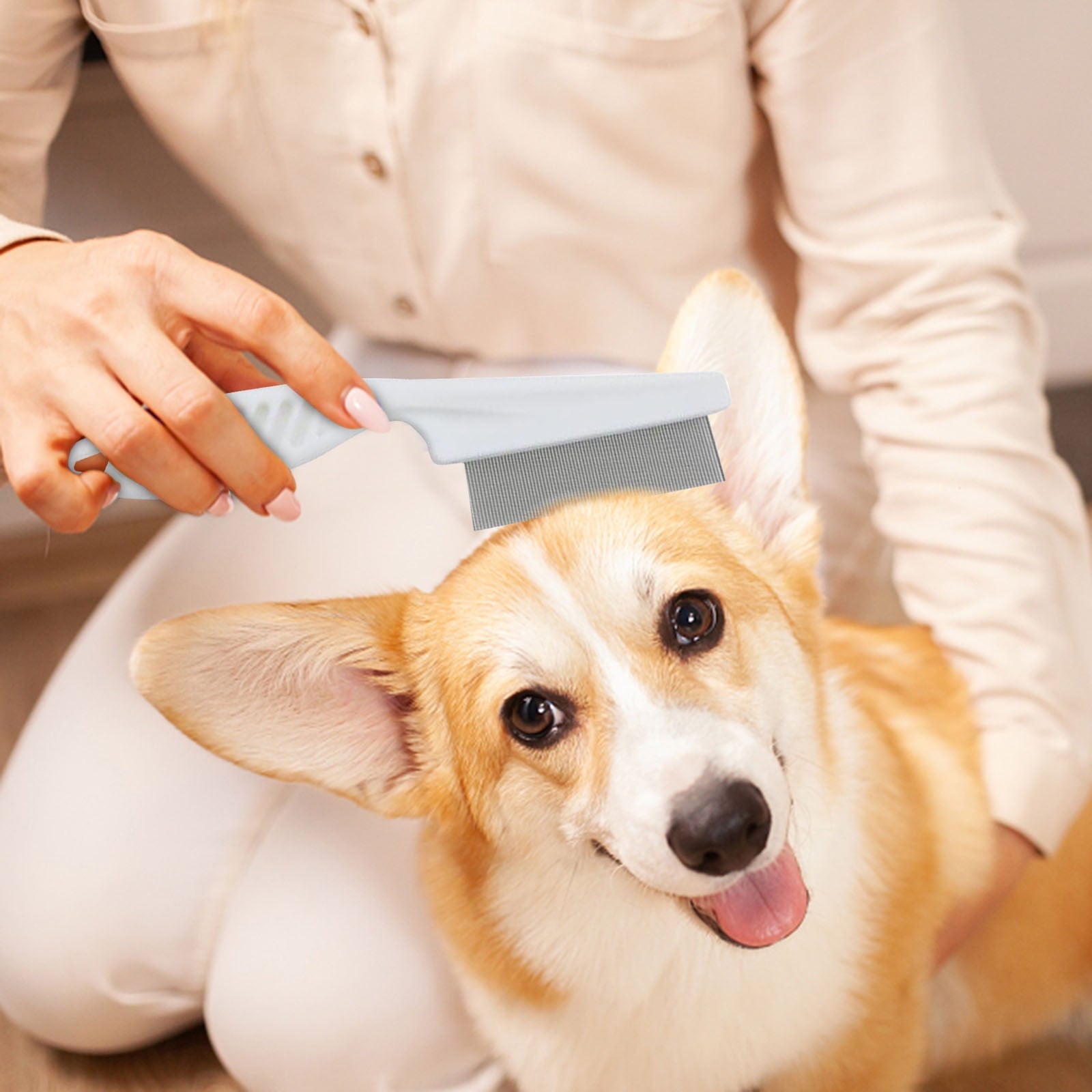 Cglfd Summer Savings Clearance Pet Flea Removal Comb Dog Comb Flea Removal Comb Beauty Comb Hair Removal Pet Comb