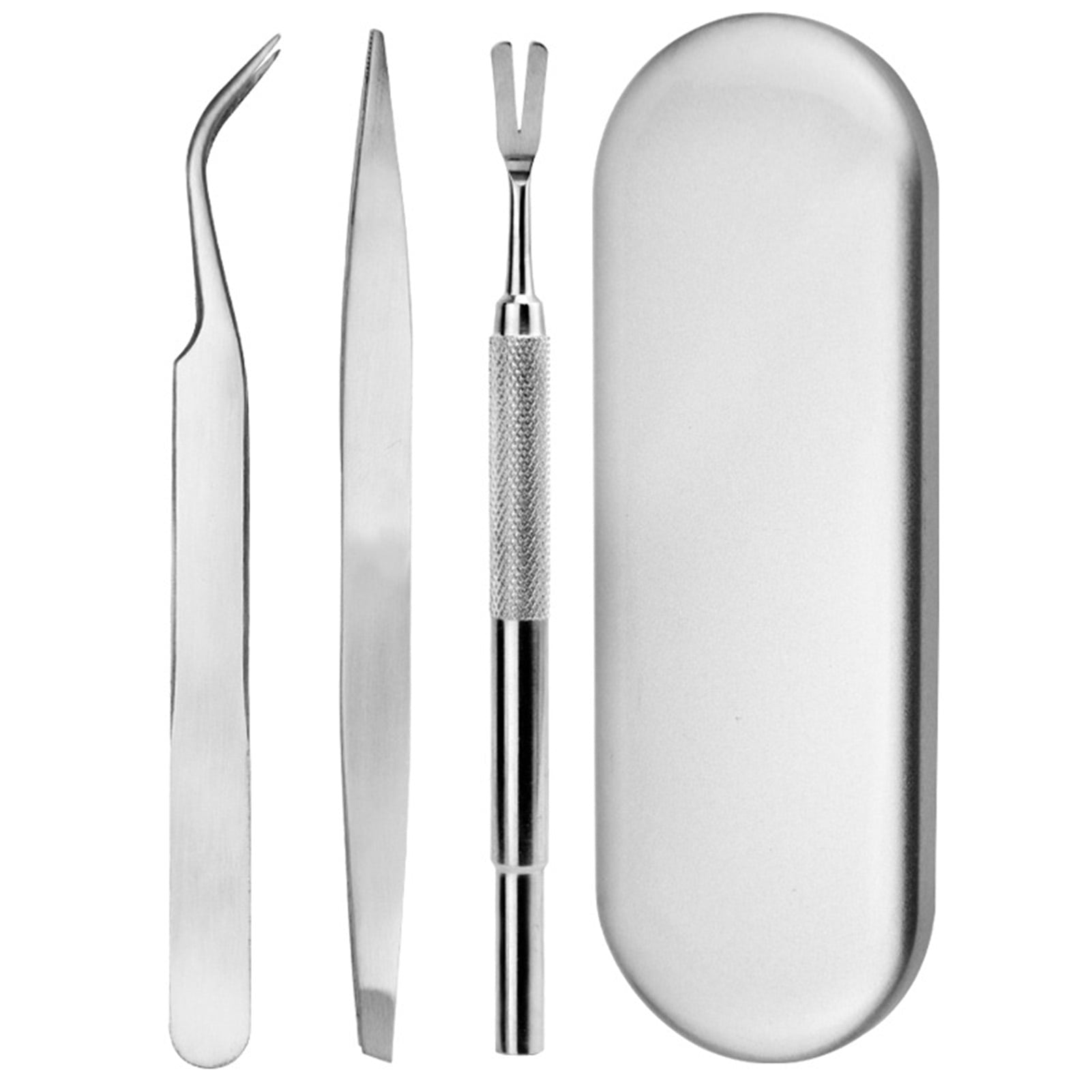 Tnobhg 3Pcs/Set Tick Removal Tool Stainless Steel Pets Easy Durable Effective Tick Remover for Dogs Cats Humans