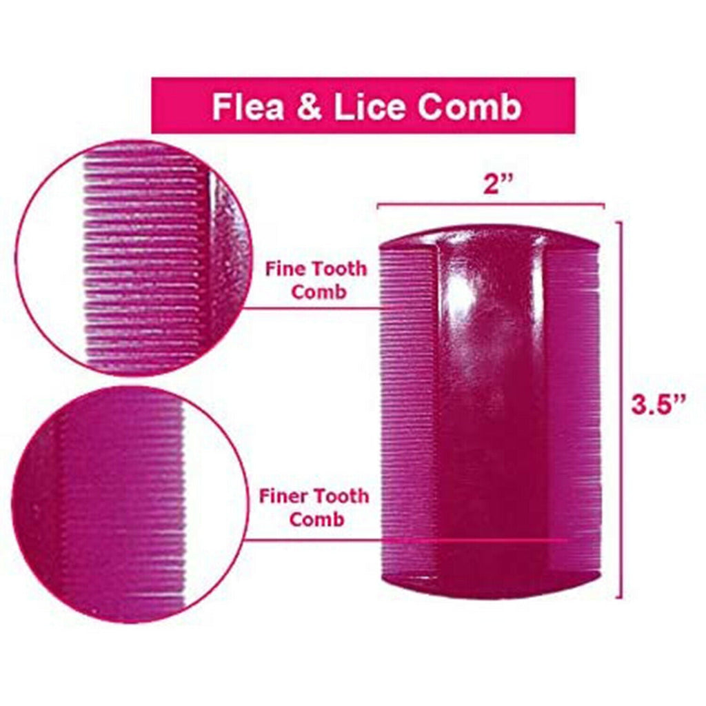 Pets First Lice and Fle a Professional Grooming Comb for Cats, Dogs, and Mammals