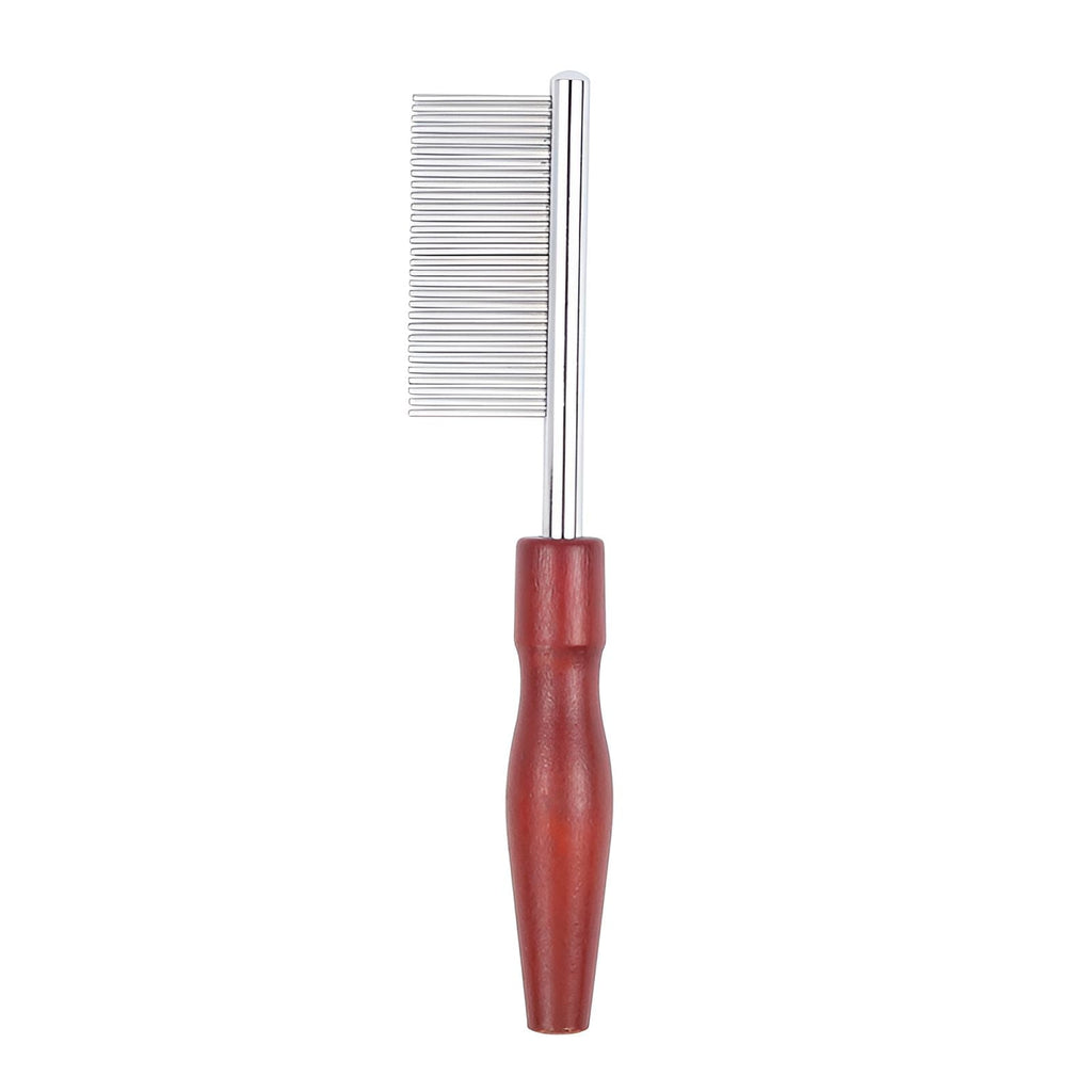 ACDANC Dog Comb,Compact & Convenient Metal Comb,Rounded Bristles Dematting Comb for Dogs,Muzhi