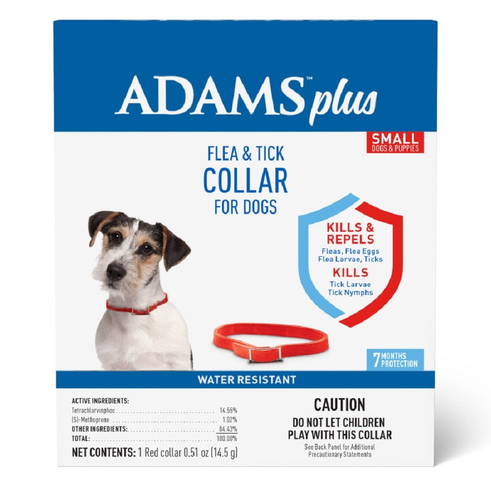 Adams Plus Flea and Tick Collar for Dogs Small
