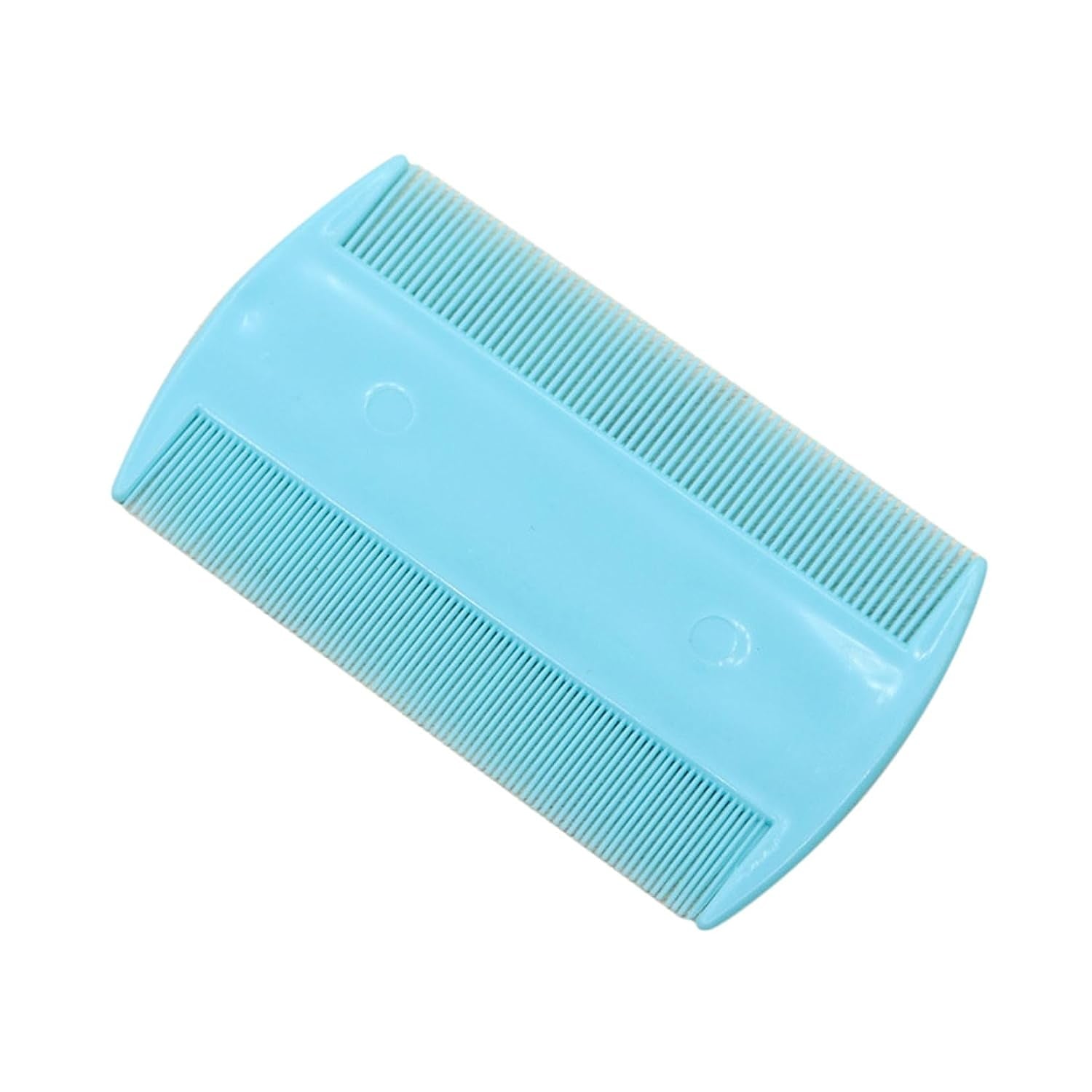 Double sided Pet Combs Grooming Flea Tick Lice Dandruff Removal Fine Tooth Hair Combs for Cats Dogs Puppy, Light Blue