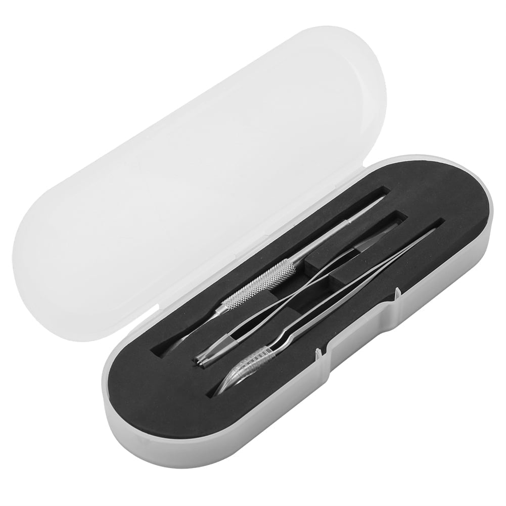 Stainless Steel Tick Remover For Pets, Dog  Cat Flea/Louse Clip, Tweezers, Grooming Kit