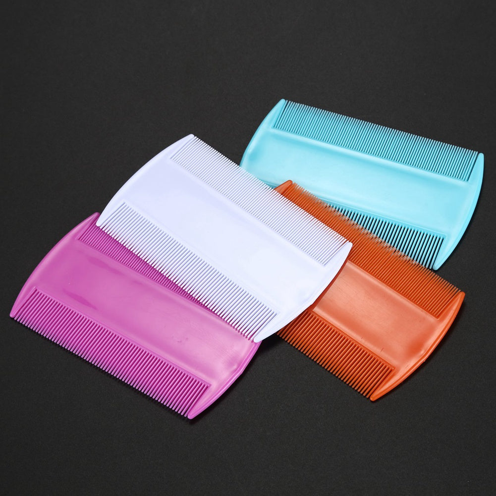 8Pcs Lice Combs, Double Sided Pet Combs, Cat Dog Pet Grooming Fine Tooth Hair Combs,8 pcs x hair comb,Random colors