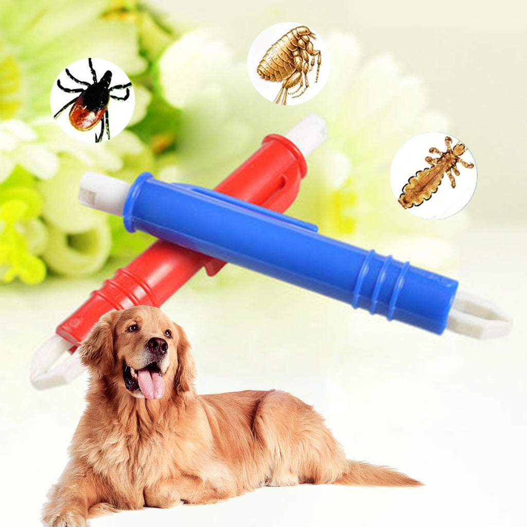 Zksm Flea Clip - Ergonomics Handle - Removing Ticks - Lightweight - Mite Anti - Ticks Remover Tool for Home Use