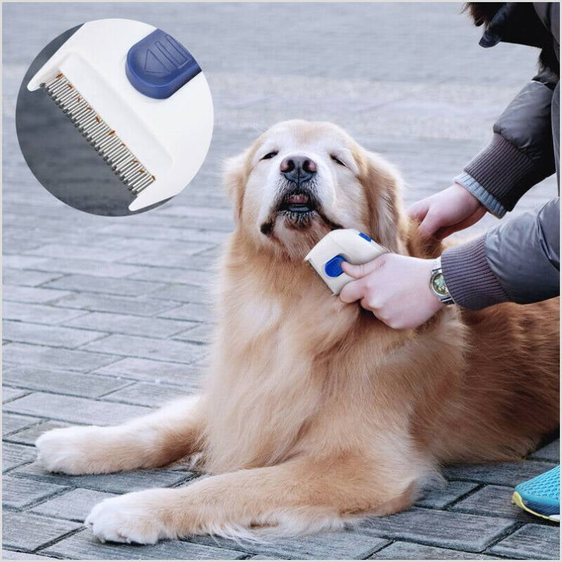 Pets Lice Remover Electric Flea Zapper Safe Cat Dog Cleaning Comb Hair Brush