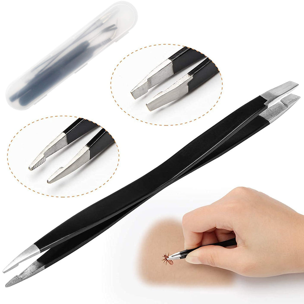 Stainless In Kit 3 Tick Tick Coitek Remover Remover Tweezers Black Tick 1 Tools & Home Improvement, Tweezers Set (3 Pieces)