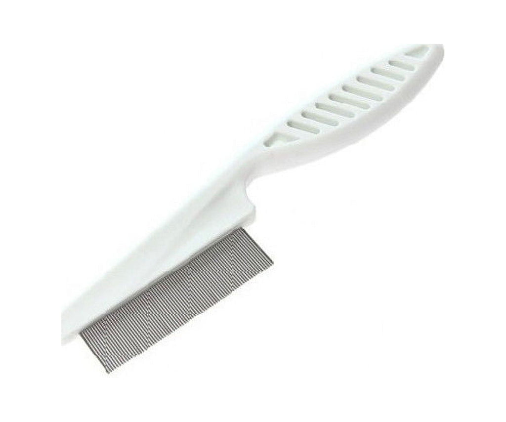 Xsylife Pet Flea Comb, Stainless Steel Pin Plastic Handle Pet Grooming Comb, Fleas, Flea Eggs, and Debris Removing Comb for Dogs, Cats