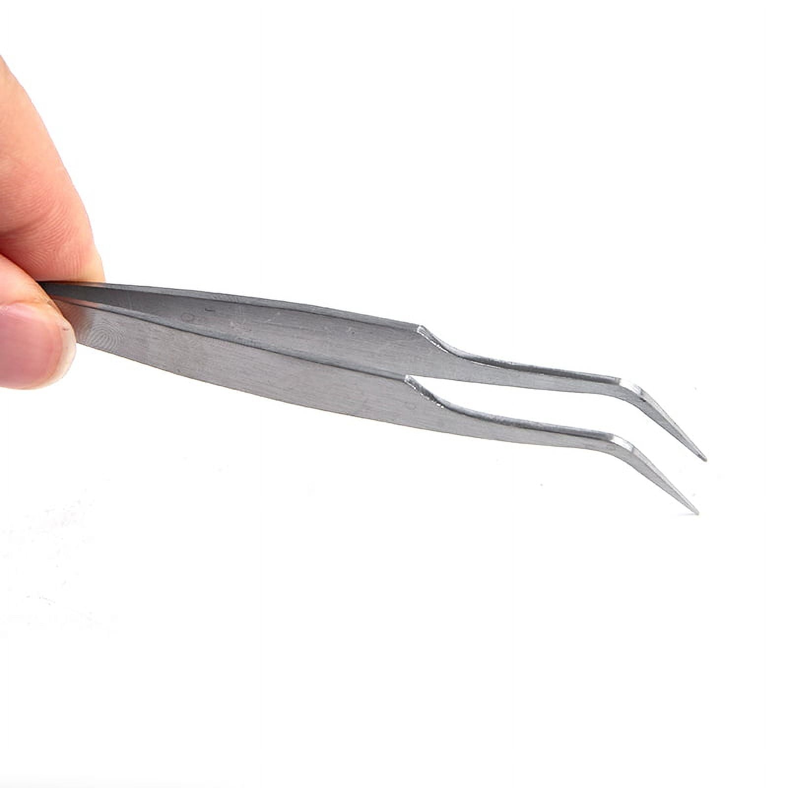 2 In 1 Stainless Steel Tick Tweezers Professional Tick Removal Tool for Cat Dog