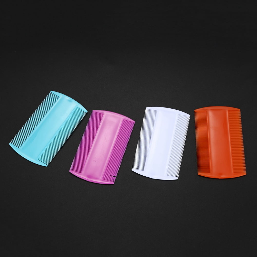 8Pcs Lice Combs, Double Sided Pet Combs, Cat Dog Pet Grooming Fine Tooth Hair Combs,8 pcs x hair comb,Random colors