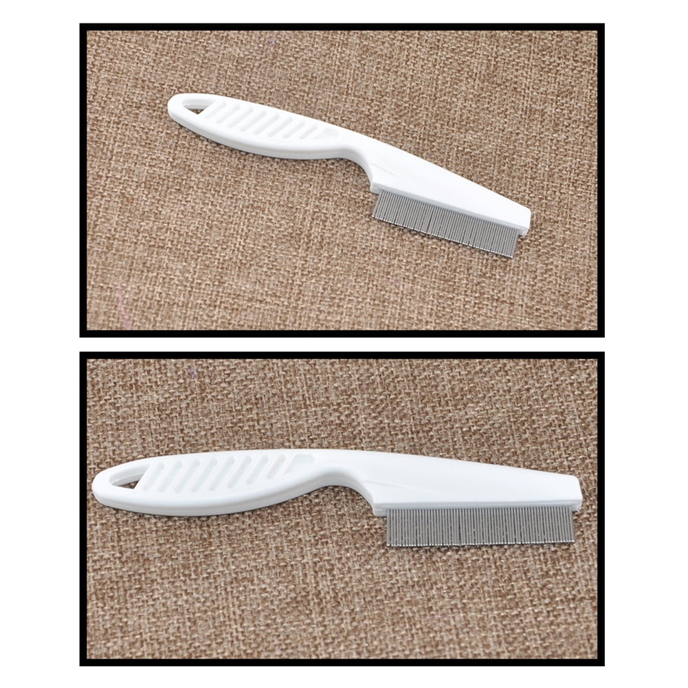 Yguping Stainless Steel Pets Shedding Steel Needle Comb Washable Puppy Self-cleaning Brushes Universal Dog Ticks Brush Grooming Products