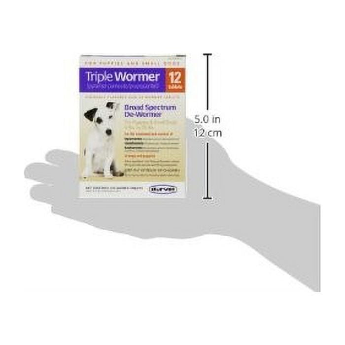 DURVET Triple Wormer Tablets for Puppies and Small Dogs