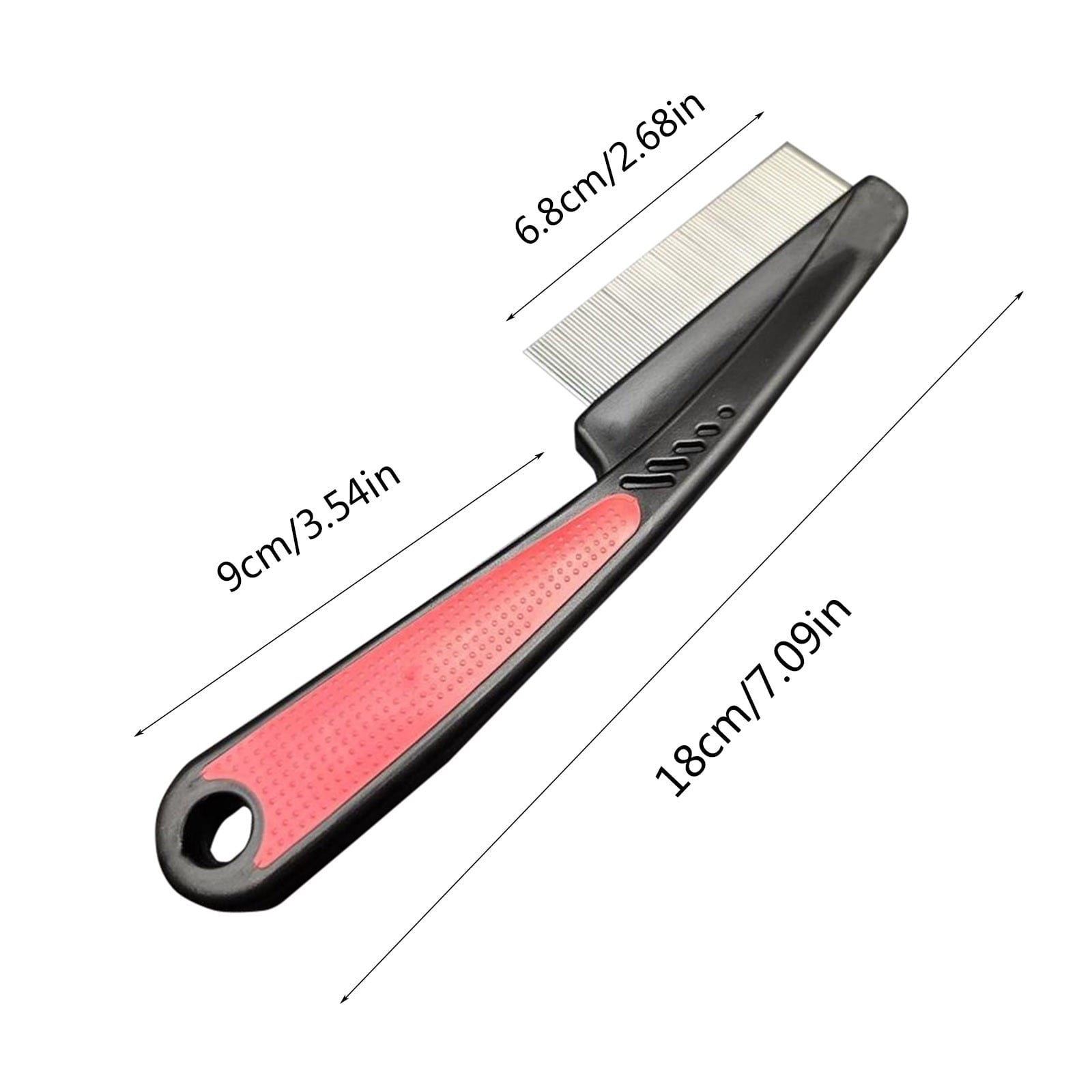 2 Pcs Flea Comb for Dogs and Cats - Pet Lice Comb Remove Fleas and Flea Eggs - Tear Stain Remover - Pet Comb for Detangling and Dematting Face & Paws - Dog Comb, Cat Comb