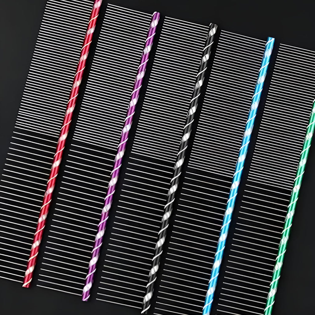 ACDANC Dog Comb,Stainless Steel Cat Comb,Removing Float Hair Combing Tangled Hair Metal Comb,Red